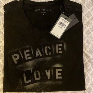 John Varvatos Black Graphic Tee